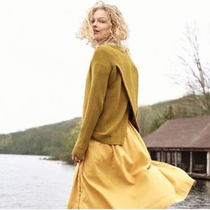 Madewell Province Cross Back Knit Pullover Size L